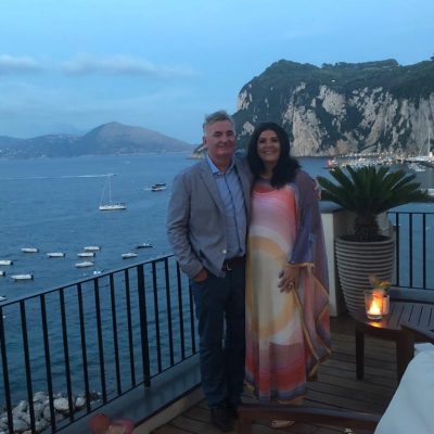 Brian and Julie on holidays 2018